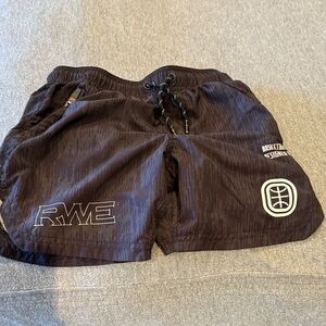 RWE Kids Black Basketball Shorts